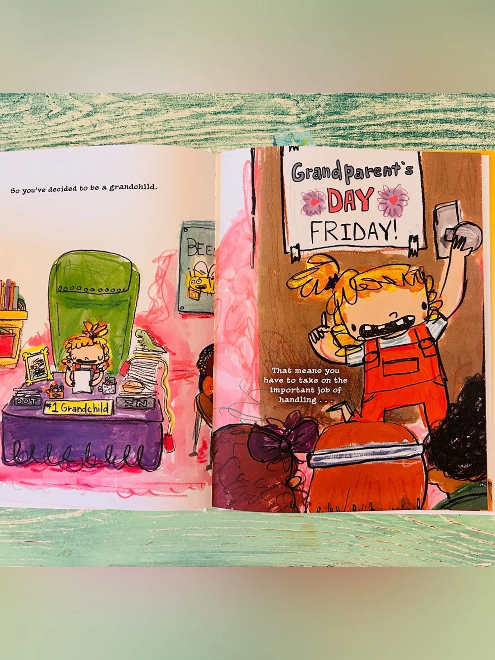 NEW Goldie’s Guide to Grandchilding Hardcover | Funny Grandparent Gift 9x11